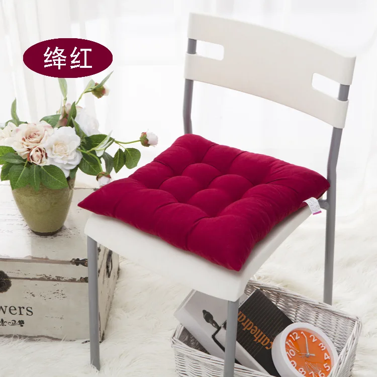 Wine red 11 цветов, подушки для дивана на спинку сиденья, декоративная напольная подушка для дома, уличная подушка для собаки, обеденная подушка с татами для сидения - Цвет: Wine red