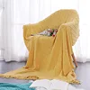 Nordic Knitted Throw Thread Sofa Blanket on the Bed Sofa Travel TV  Nap Tassel Blankets Soft Towel Hotel Blankets Home Decor ► Photo 3/6
