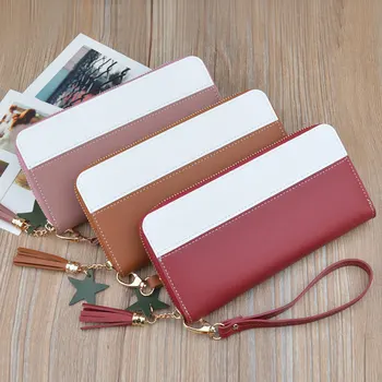 

Droppshiping 1 Pcs Women Lady Wallet Purse Long Design Zipper for Coin Money Cards Mobile Phone J55