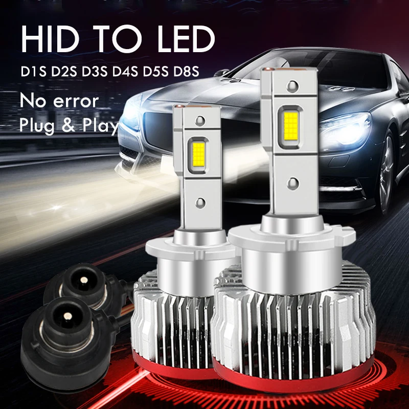2 шт. D1S светодиодный налобный фонарь D3S D4S/R D5S D8S D1R D2R D2S автомобильный светильник