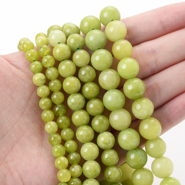 Stone Beads Blue Apatite Beads Round Loose Spacer Bead for Jewelry Making DIY Charm Bracelet Accessroies 6/8/10mm