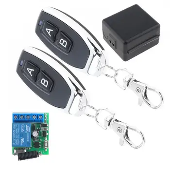 

433Mhz Universal Wireless Remote Control Switch DC 12V 1CH 2 Transmitter for Lighting Switch and Electromechanical Equipment