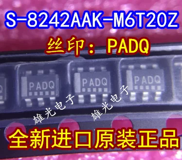 10 шт. S-8242AAK-M6T20Z PADQ SOT23-6