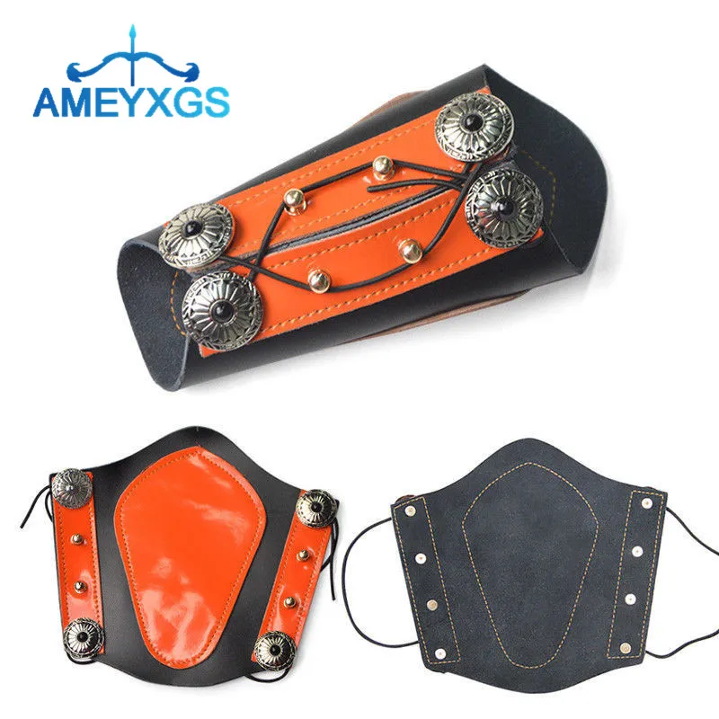 

1 Pc Arrow Leather Protector Guard Arm Armband Archery Protection Safe Strap For Outdoor Training Hunting Shooting Accessories