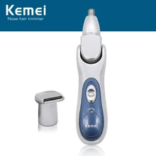 Kemei, 2 в 1, электрический триммер для бритья волос в носу и ушах, KM-503, перезаряжаемый, уход за бородой, удаление ушей в носу, бритва для стрижки волос