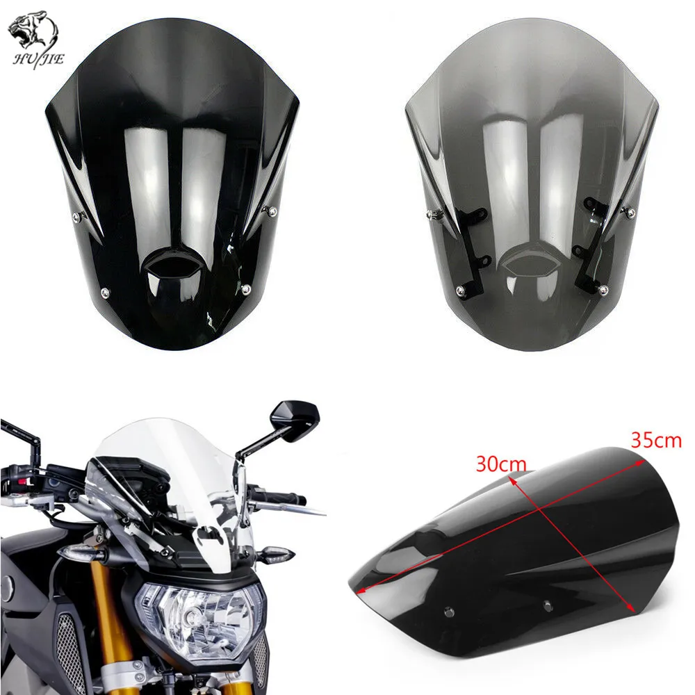 MT09 FZ09 из АБС-пластика для мотоцикла лобовое стекло с монтажным кронштейном винты для Yamaha MT-09 FZ-09 FZ mt 09 2013