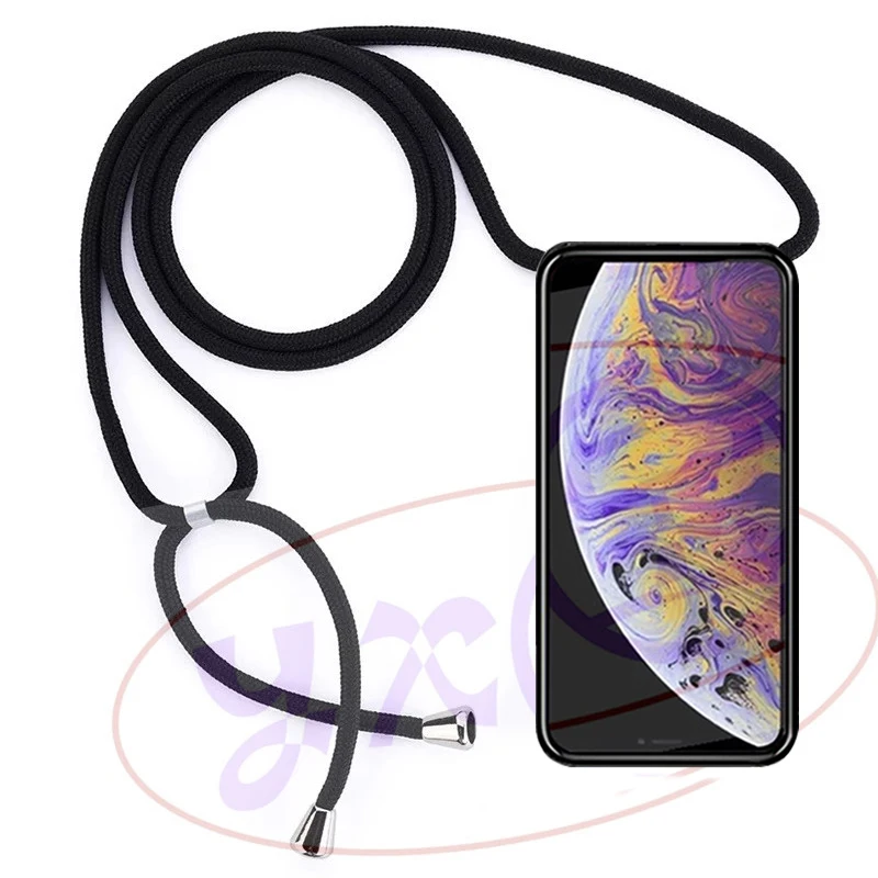 Чехол с ремешком на шею для Sony Xperia 1 II 5 Plus 10 XZ Premium XZS XR X Performance Compact