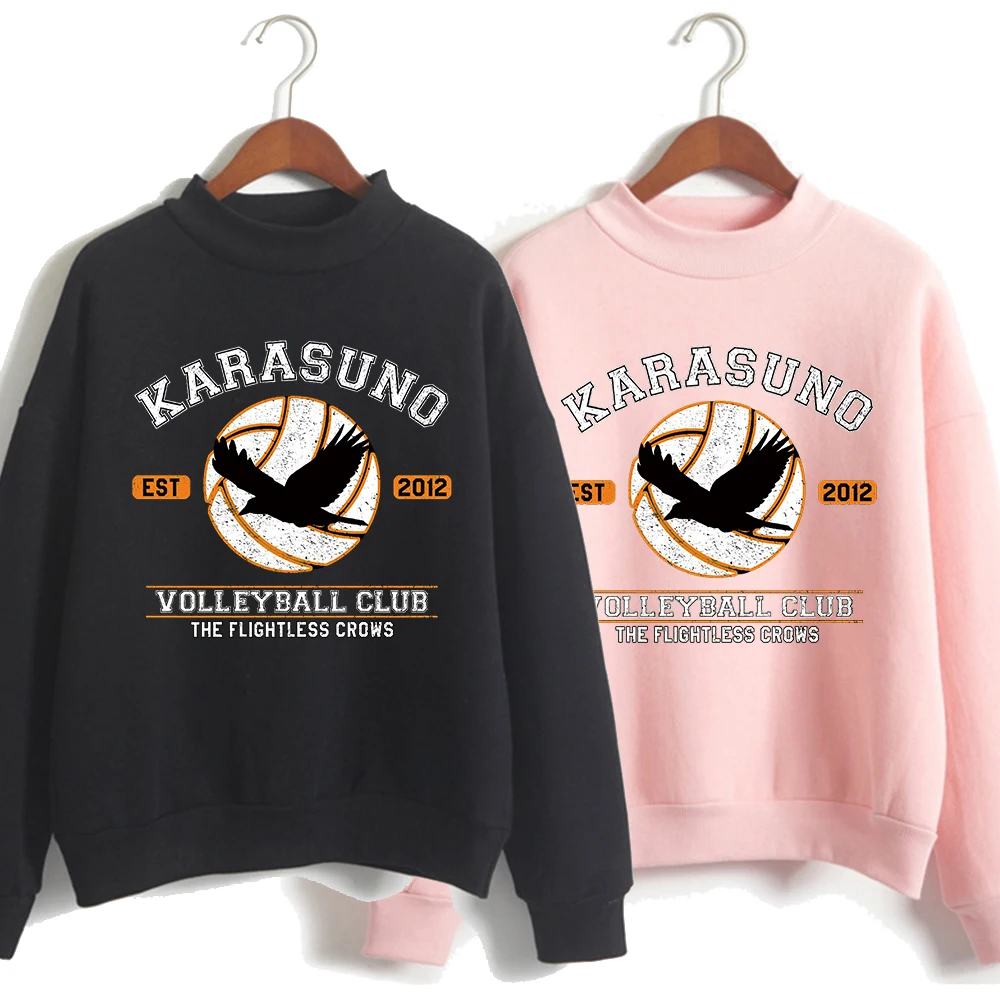 

Anime Haikyuu Hoodies Women Funny Karasuno Graphic Streetwear Fashion Unisex Sweatshirts