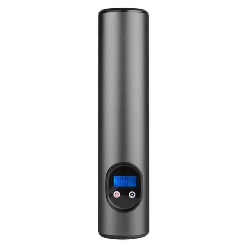 with battery Grey 150PSI беспроводной портативный надувной мини автомобильный шинный насос перезаряжаемый воздушный компрессор для АВТО велосипедных шин мяч надувной - Название цвета: with battery Grey