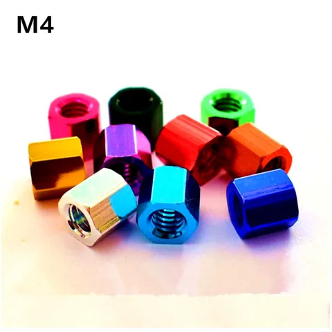 M4 Hexagon Colour Aluminum Alloy Standoff Spacer Column Post For PCB Electric RC Toy Car Model Airplane M4 Hexagon Colour Aluminum Alloy Standoff Spacer Column Post For PCB Electric RC Toy Car Model Airplane