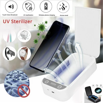 

USB Portable UV Sterilizer Box Mobile Phone face masks Cleaner Ultraviolet Disinfection Underwear Briefs UV Sterilizer Aroma