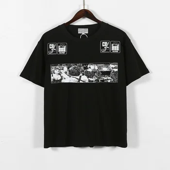 

2020 Summer New CAVEMPT Note Down Tee Men Women Couples Oversized T Shirt Basic Cav empt C.E O-Neck 100% Cotton T-Shirt Men