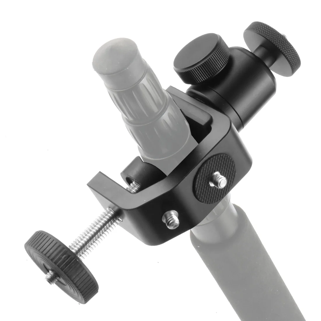 Universal Desktop C Type Clamp 360 Rotatable Mini Ball Head Tripod Adapter for SLR Flash Light Camera Mobile Phone Bracket Stand