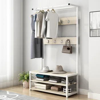 

Modern Minimalist Coat Rack Entrance Channel Storage Rack Multi-function Rack