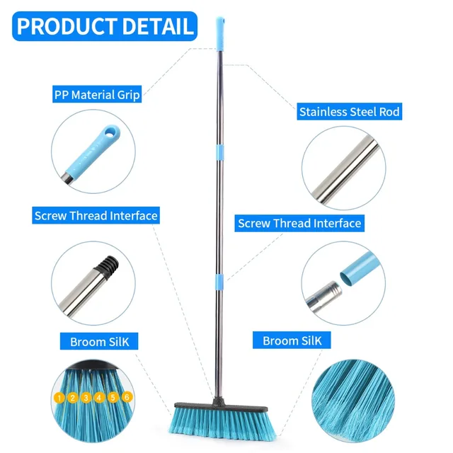 Cosynee Plastic Broom Medium Floor Broom Bathroom Cleaning & Home Floor  Cleaning Kharata Jadu for Scrubbing in Bathroom| Hard Bristle Broom