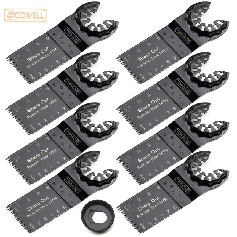 30% Off 8 PCS Japanese Teeth Starlock Oscillating Multi Tool Saw Blades For Multimaster Oscillating Tools machines Plunge saw