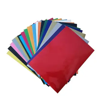 

Free shipping 20 sheets/colors A4 PVC Heat Transfer Vinyl Iron on vinyl Heat Press Machine Cutting Plotte Heat Press MachineFilm