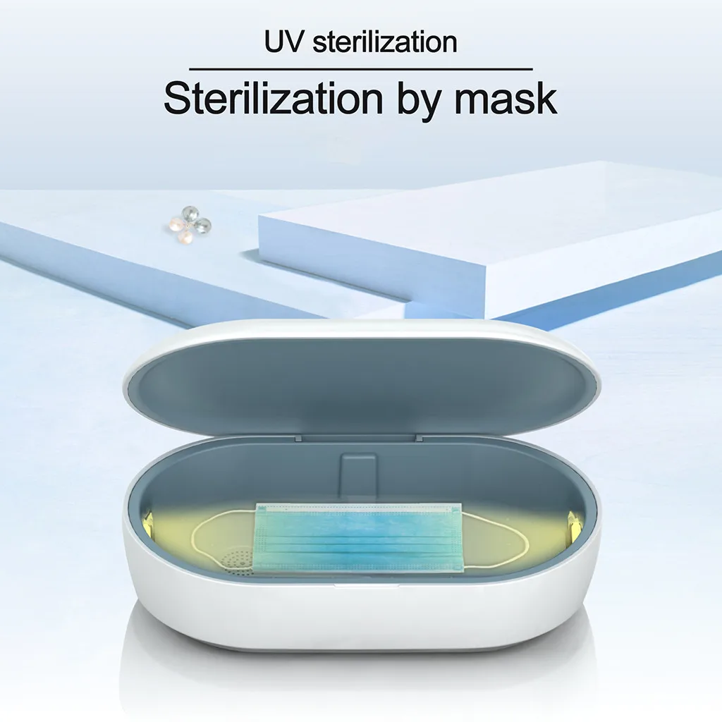 

baby Disinfecting Treasure 59s Disinfection UVC sanitizing 10W Wireless Charger UV-Box Sanitizing Box for Mask for Phone