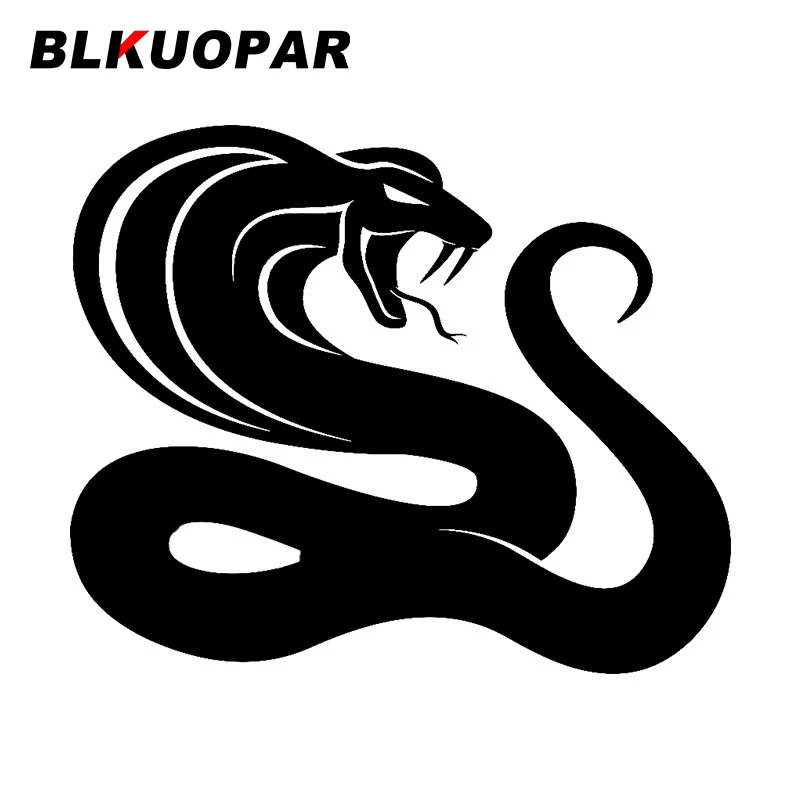 

BLKUOPAR Snake Silhouette Car Sticker Occlusion Scratch Graphics Decal Personality Refrigerator Motorcycle Trunk Car Styling