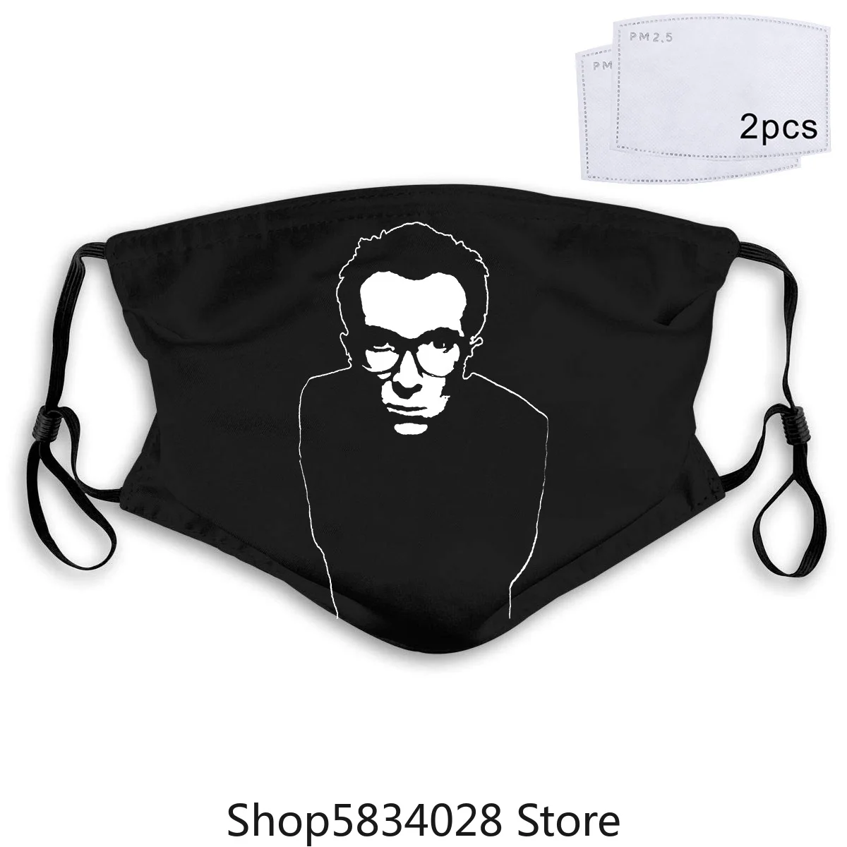 Elvis Costello Face Mask Stiff Records Tom Waits Punk | Аксессуары для одежды