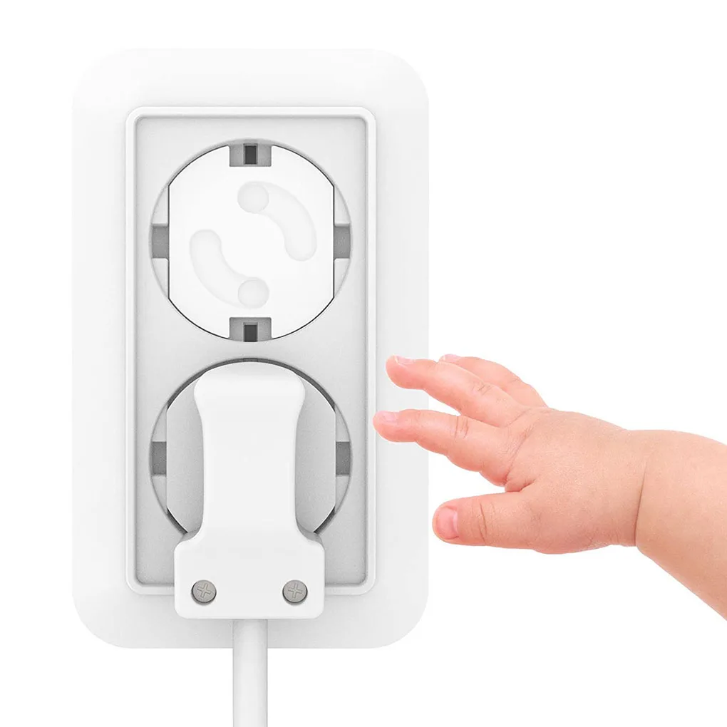 

20Pcs/Lot Baby Safety Rotate Cover 2 Holes Children Electric Protection Socket Plastic Baby Locks Child Proof Socket