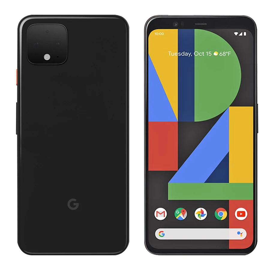 Абсолютно мобильный телефон google pixel 4, 5,7 дюймов, 6 ГБ ОЗУ, 64B ПЗУ, Восьмиядерный процессор Snapdragon 855, Android 10, двойная задняя камера, телефон для распознавания лица