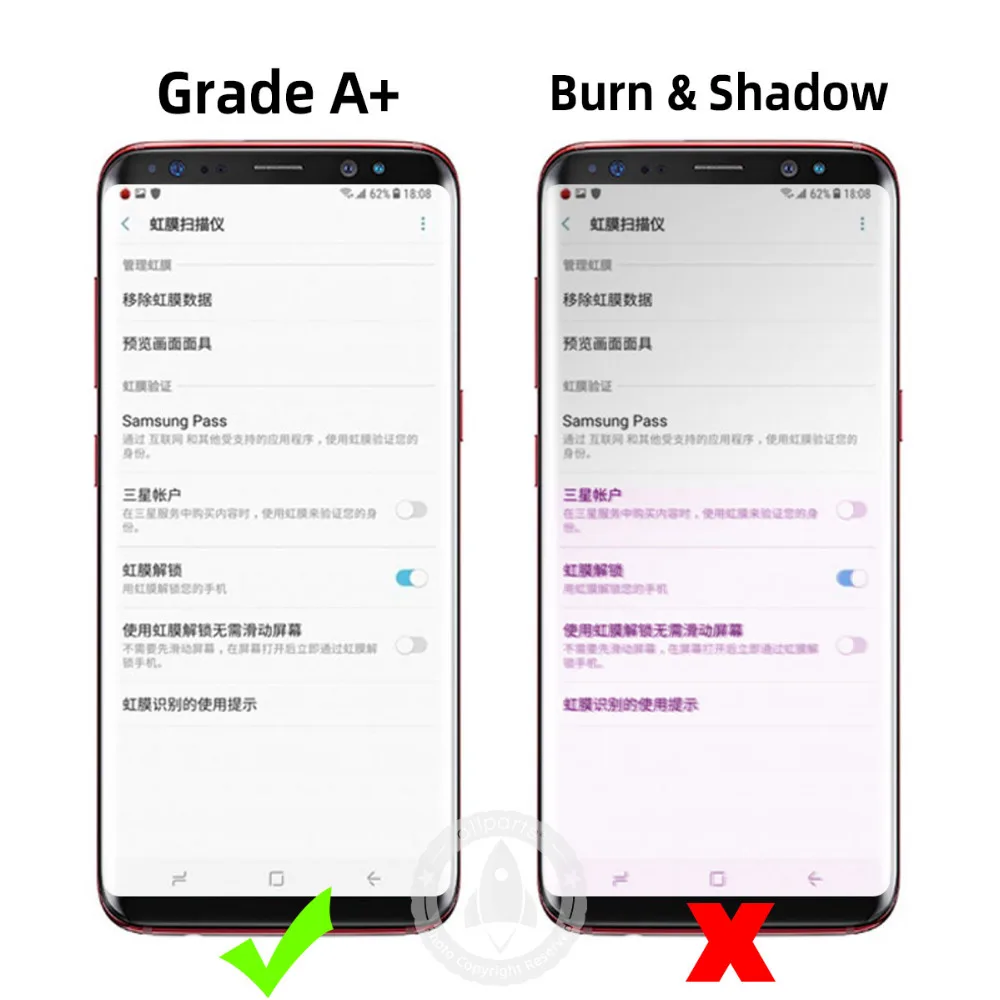 Oригинал AMOLED для самсунг S8 LCD дисплей сенсорный экран планшета замена для SAMSUNG GALAXY S8 плюс дисплей SAMSUNG S8 экран