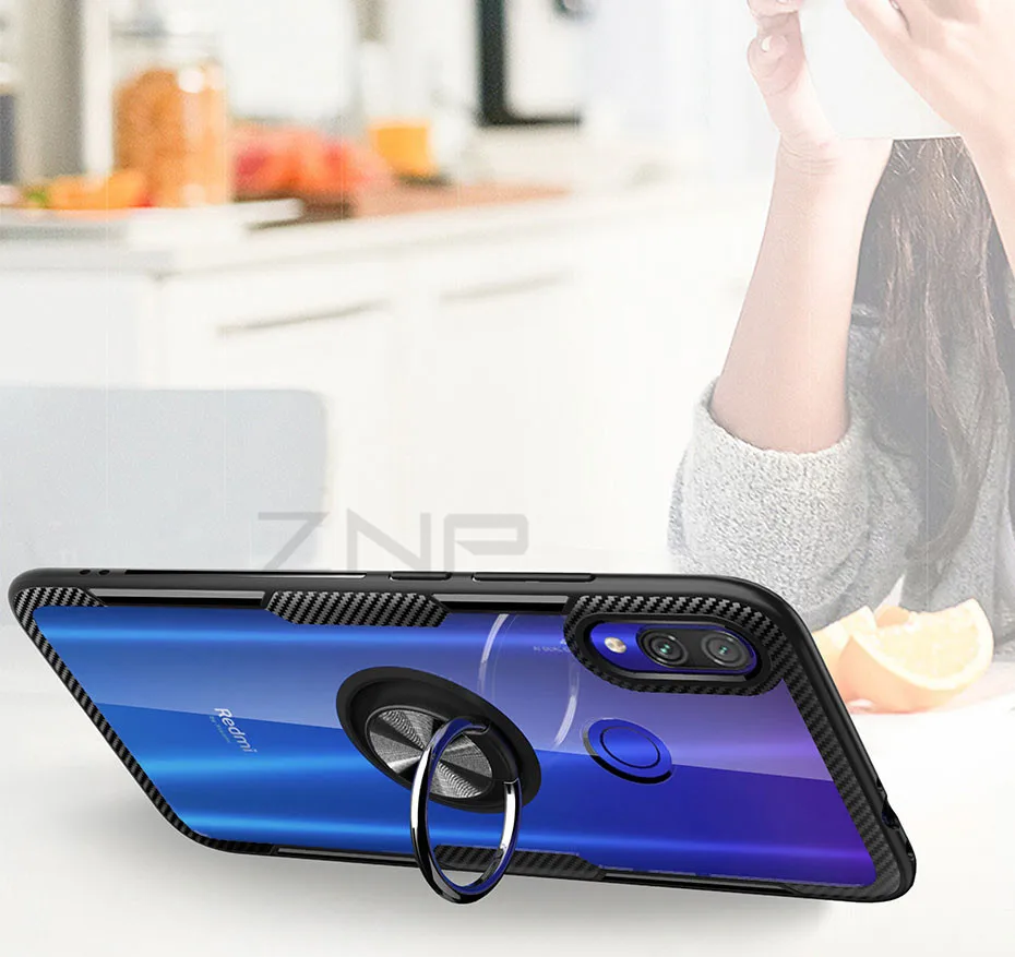 Роскошный чехол-подставка ZNP для Xiao mi Red mi Note 7 8 5 K20 9T Pro с магнитным кольцом для Xiaomi mi 8 9 SE Lite 9 9T чехол