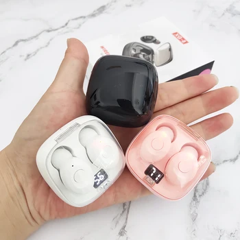 ワイヤレスbluetoothイヤホンtws BT5.1 ワイヤレスイヤフォン半分の耳デュアルマイクノイズリダクション低遅延ゲームヘッドセット