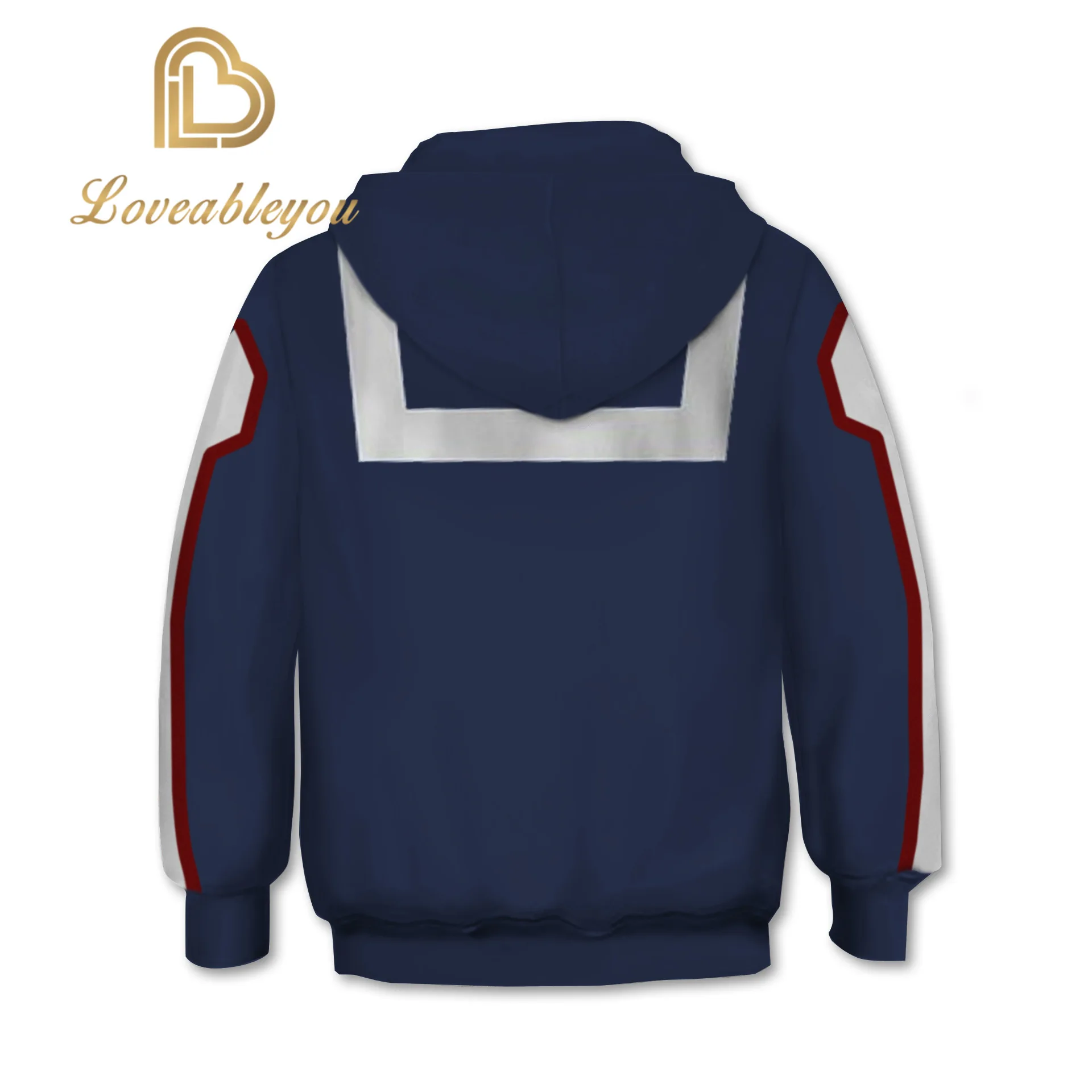 Koop Kids Anime Sweatshirts Hoodies 3D Mijn Hero Academia Cosplay Kostuum College Kleding Top Nieuwe