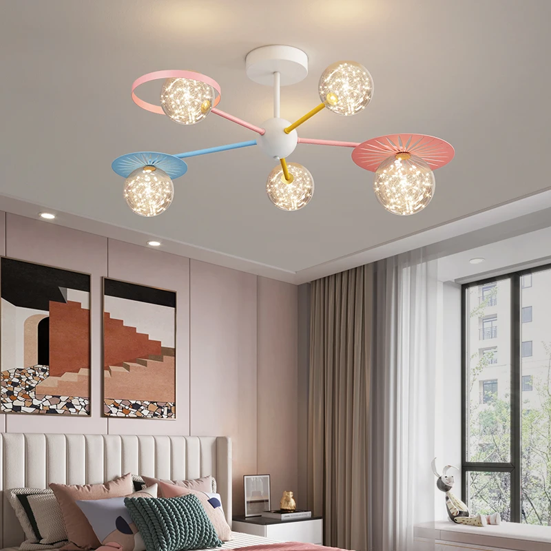 Modern LED Ceiling Lights for Baby room boy Girl bedroom study Cartoon Creative lamp Children kids Princess | Лампы и освещение