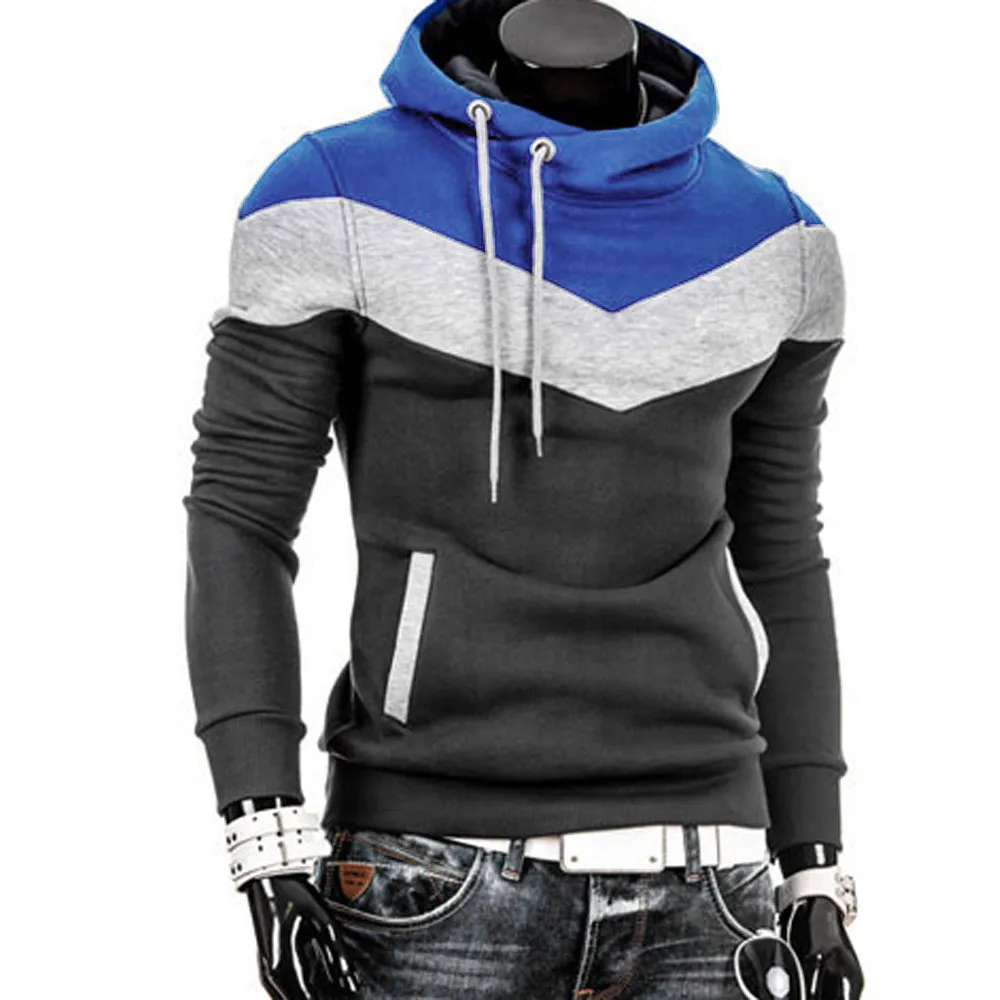 Men's Long Sleeve Casual Hoodie - Image 2
