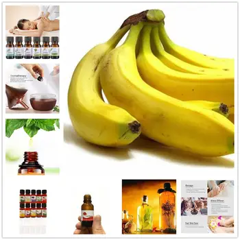 

Promotion!! 10ml Pure Essential Oils For Aromatherapy Diffuser Air Fresh Banana Frankincense Peppermint Oil Improve mood Sleep