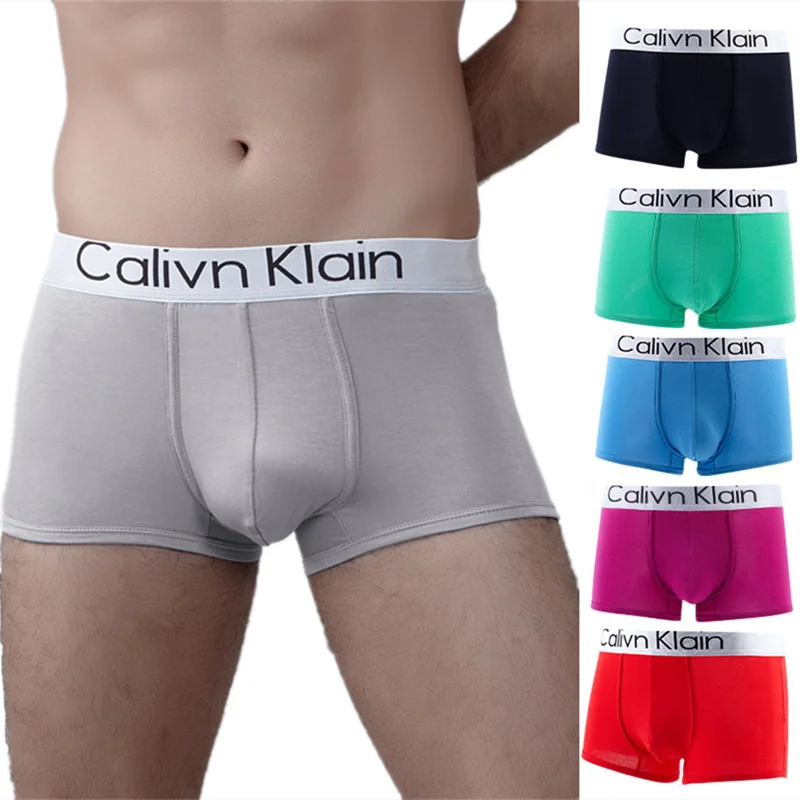 mens silk boxers Sexy Boxer Shorts Man Underpants Calivn Klain Men's Briefs Men Boxers Panties Big Size Underwear For Male Couple трусы мужские mens sexy underwear