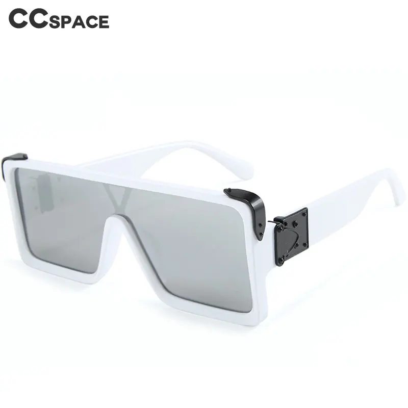 

46212 Avant-garde Square Siamese Sunglasses Men Women Retro Sunglasses European American Personality Street Sunglasses UV400