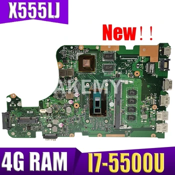 

Akmey X555LJ mianboard W/ 4GB RAM I7-5500U GT920M/2GB for ASUS X555LNB X555LN X555LD X555LB X555LJ X555LF laptop motherboard