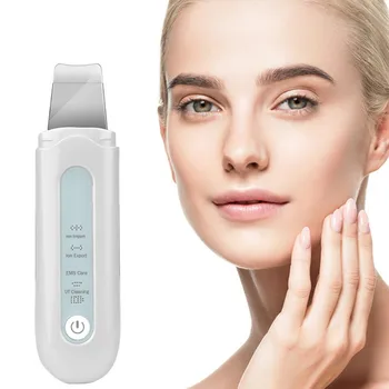 

Skin Ultrasonic Scrubber Facial Pore Cleaner Face Lifting Massager Machine Cavitation Peeling Blackhead Removal Skin Devices