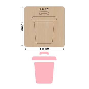 

Logo knife mold mold wood mold decoration, model L0202, suitable for common die cutting machines on the market