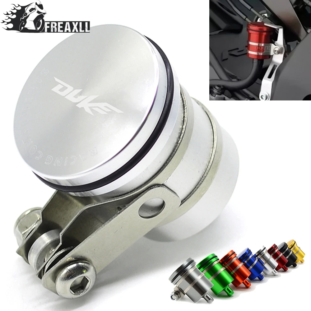 

CNC Rear Brake Clutch Tank Motorcycle Fluid Reservoir Oil Cup Cover For KTM duke 125 200 390 690 990 1290 duke RC 390 125