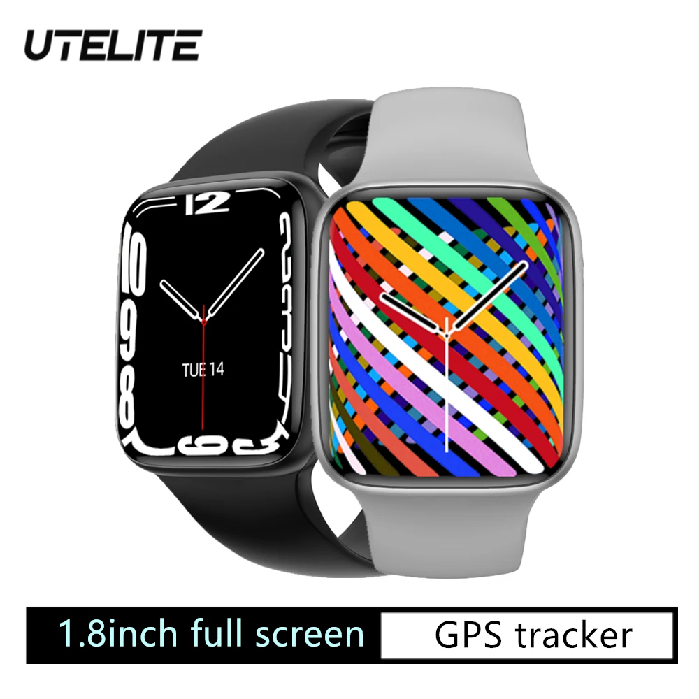 UTELITE DT7 Smart Watch 1.8inch Full Screen Waterproof 380mAh Battery Men's  Watches GPS Tracker IWO Smartwatch PK dt100 pro DW98|Smart Watches| -  AliExpress