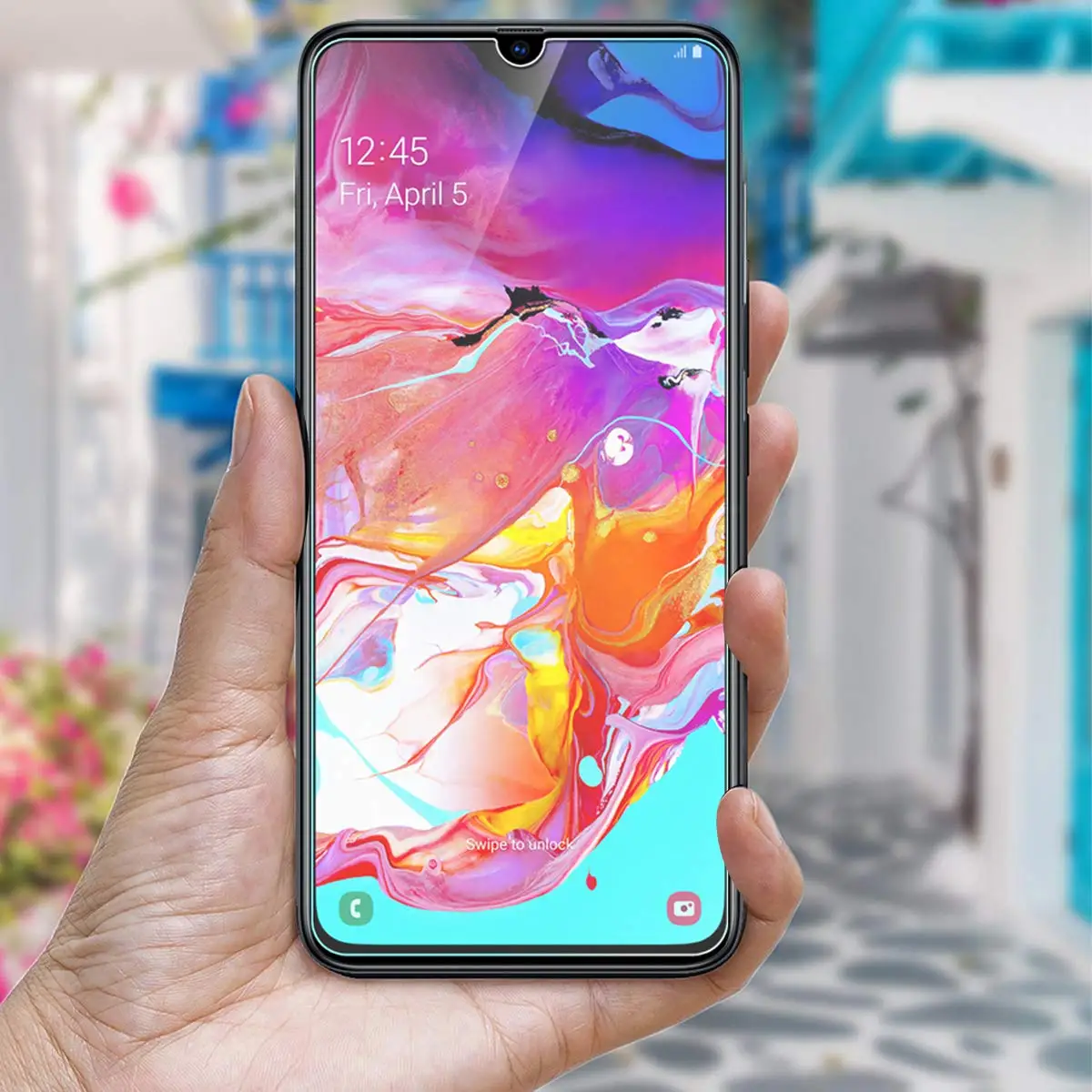 

Clear Screen Protective Glass For Samsung Galaxy A50 A40 A30 A10 9H HD Tempered Glass Screen Protector Film For Galaxy A90 A80