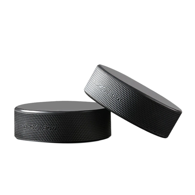 2PCS Hockey Sporting Ice Hockey Pucks Game Practice Bulk Sports Puck