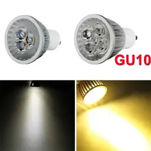 GU10 9W диммируемая лампочка прожекторов ультра яркий белый/теплый белый 85-265V