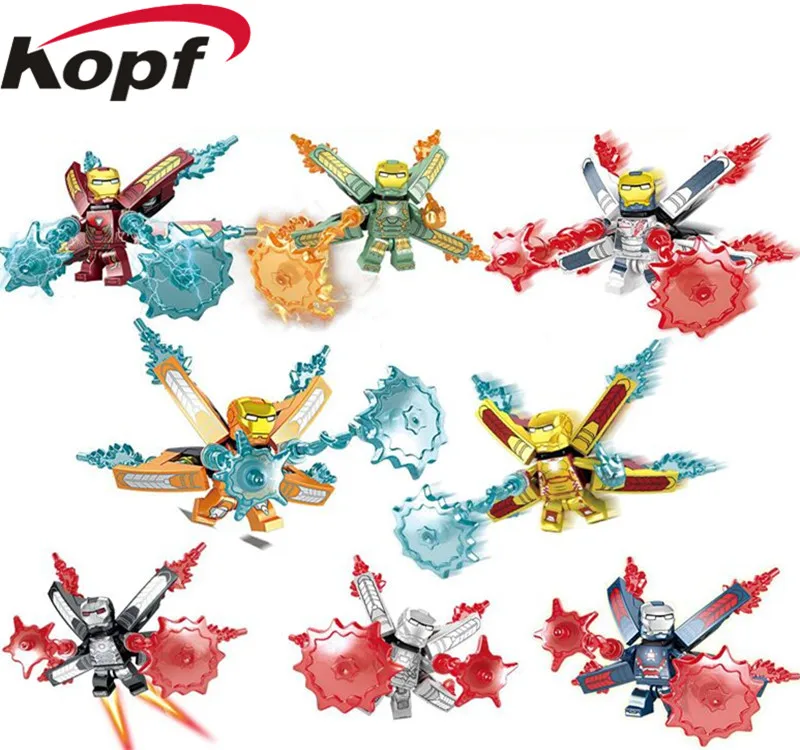 

Building Blocks Super Heroes Avengers 4 Infinity Iron Man Tony Stark Thanos Thor Bricks Figures Children Gift Toys SY1103