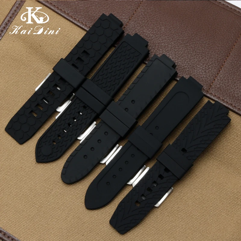 TAPORT Cinturino Nero In Silicone Per Orologio Al Quarzo - Idea Regalo Simpatica Per Fan Della Peluche Gialla - 5