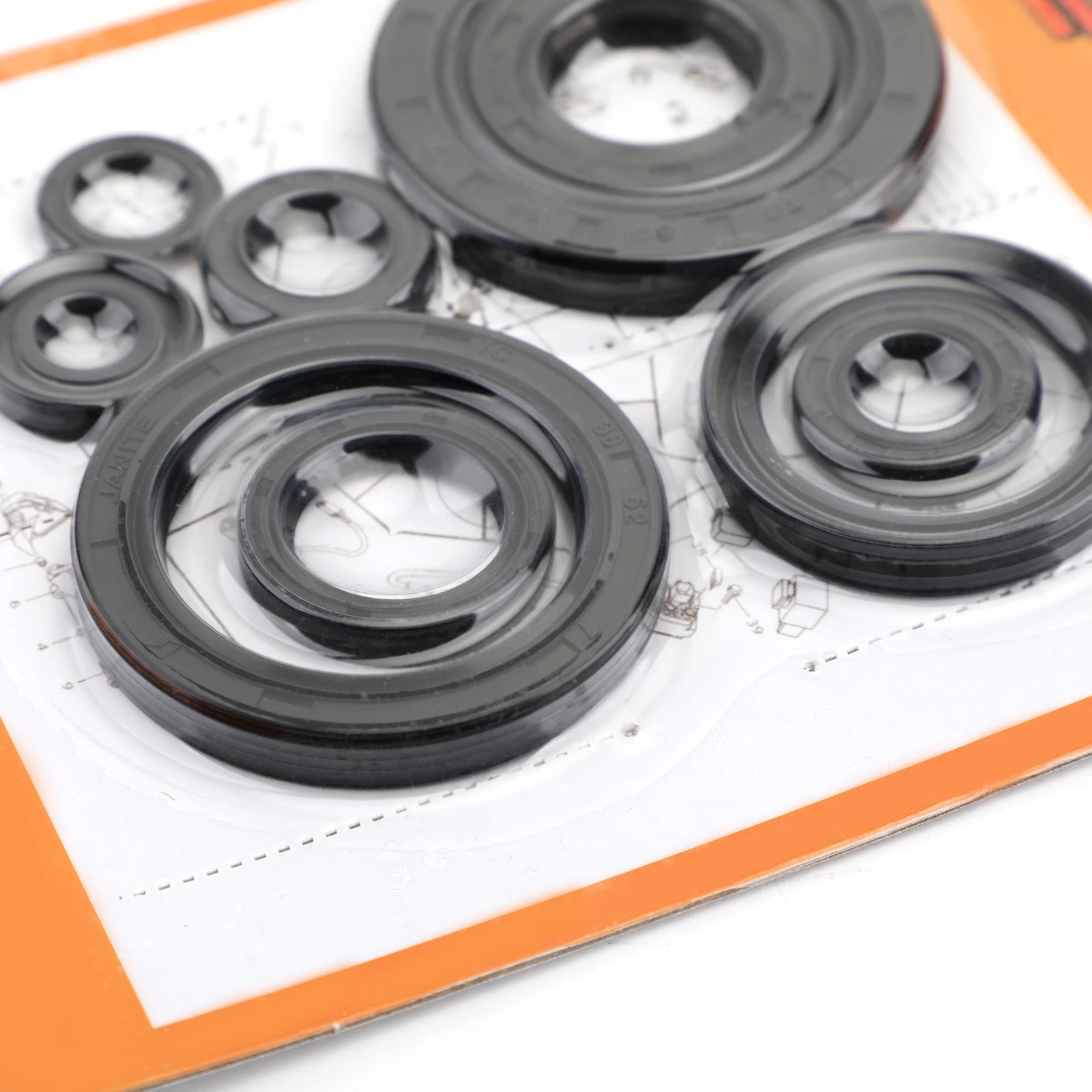 Artudatech Engine Oil Seal Kit Set 9pcs Seals for Honda CRF450R CRF450 CRF 450 R 2009 2010 2011 2012 2013 2014 Motorcycle Parts