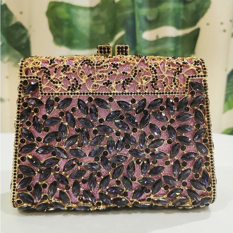 dark purple clutch
