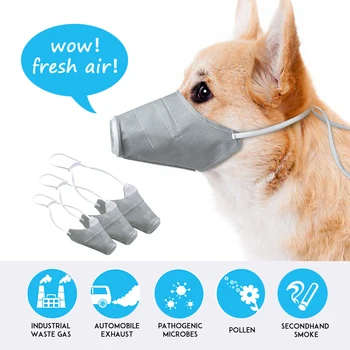 

Dog Puppy Muzzle Dogs Mouth Mask Anti Dust Muzzle Anti-fog Masks For Small Medium Dog Yorkshire Chihuahua