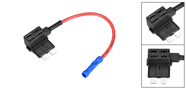 Uxcell 16 Калибр AWG дополнительный-а-цепь автомобильный предохранитель держатель для автомобильной сигнализации gps автомобильный рекордер от короткого замыкания и перегрузки