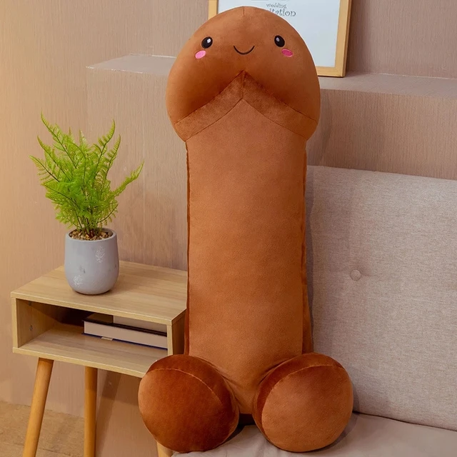 30-90cm Real-Life Long Penis Plush Toy Stuffed Dick Trick Lifelike Doll Penis Expressions Funny Pillow Sexy Toys Gift Lovers 3